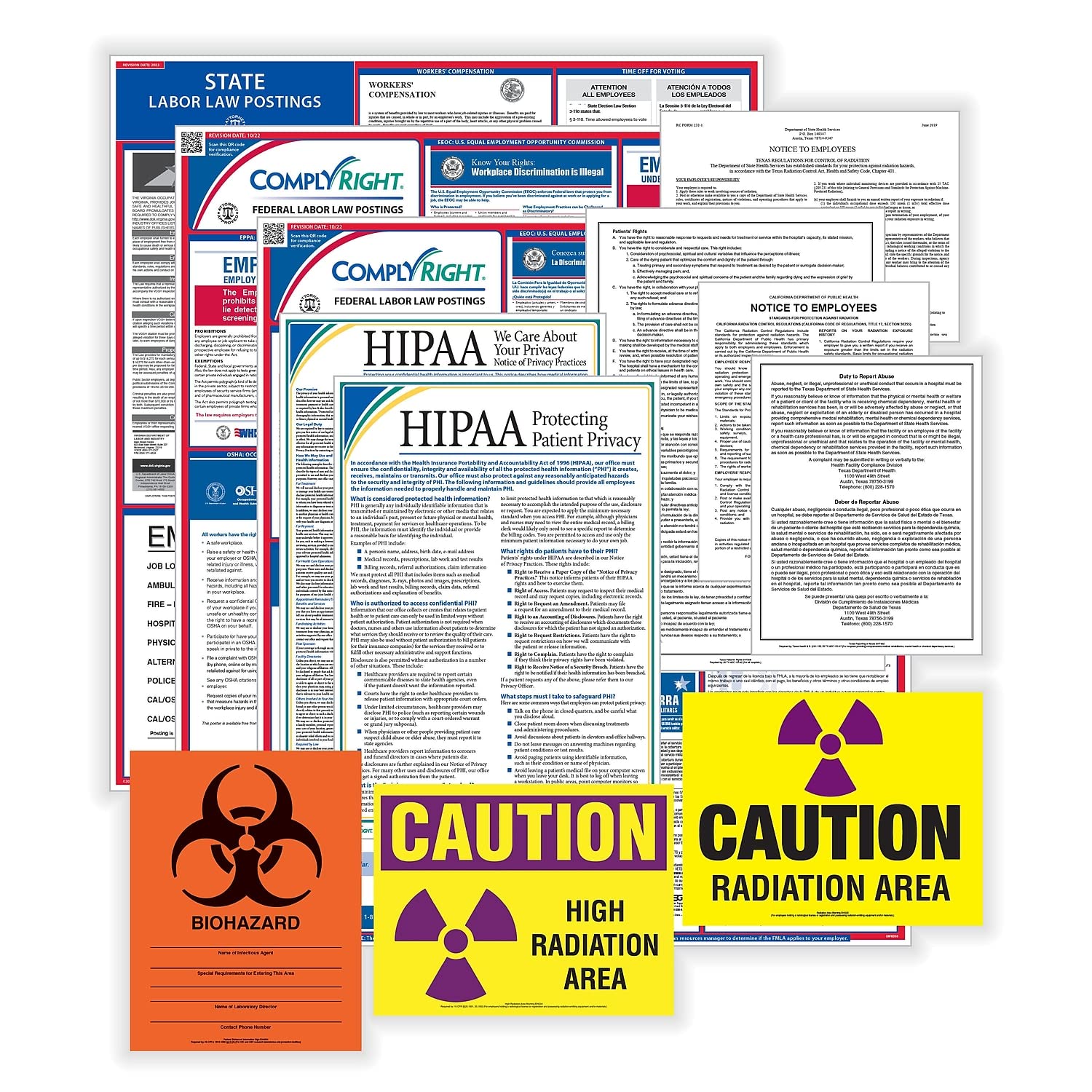 ComplyRight Federal (Bilingual), State and Healthcare (English) Labor Law 1-Year Poster Service, Alaska (U1200CBOHLTHAK)