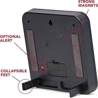 TIME TIMER 8 inch Visual Timer - 60 Minute Desk Countdown Clock with Dry Erase Activity Card