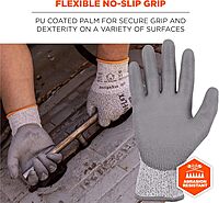 Ergodyne ProFlex 7030 PU-Coated Cut-Resistant Work Gloves