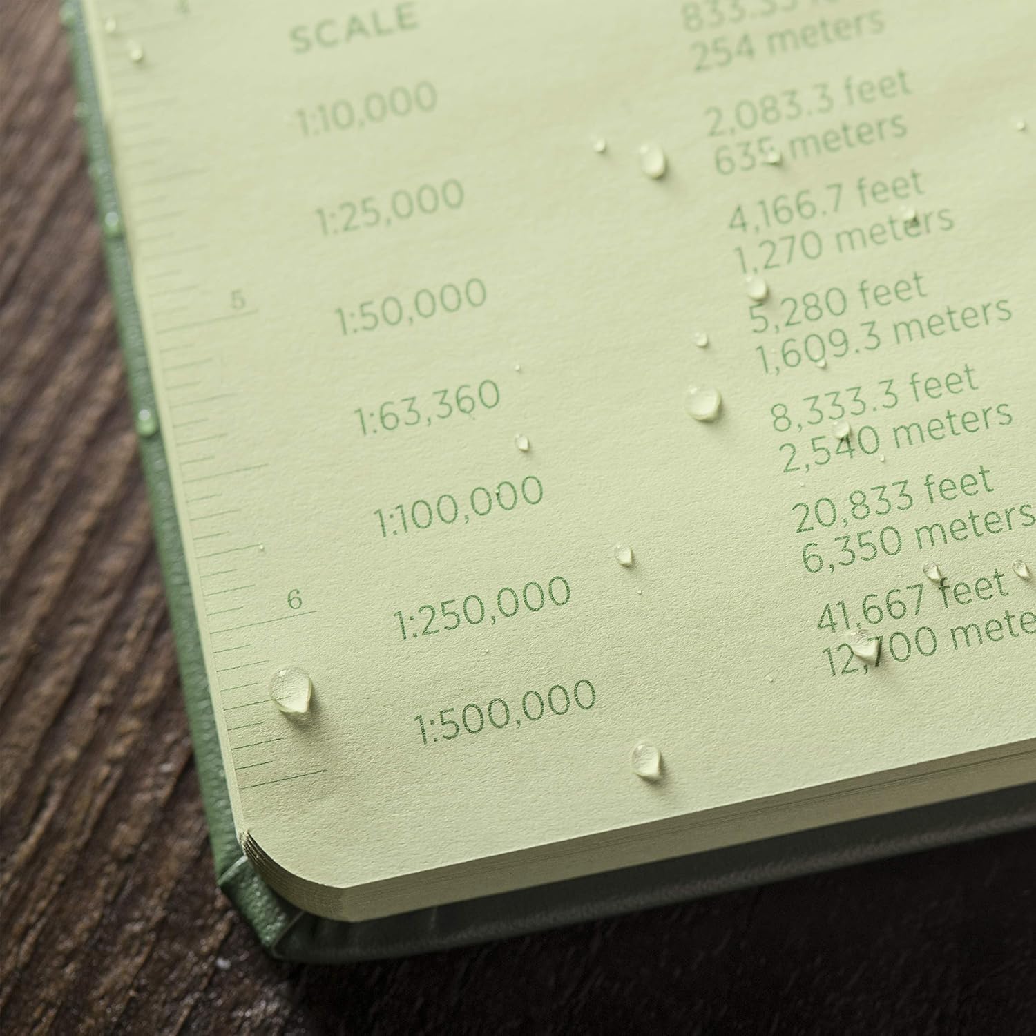 RITE IN THE RAIN Weatherproof Hardcover Pocket Notebook, Universal Rule, 160 Pages