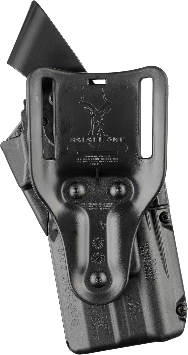 SAFARILAND 7390RDS 7TS ALS Mid-Ride Duty Level I Retention Holster