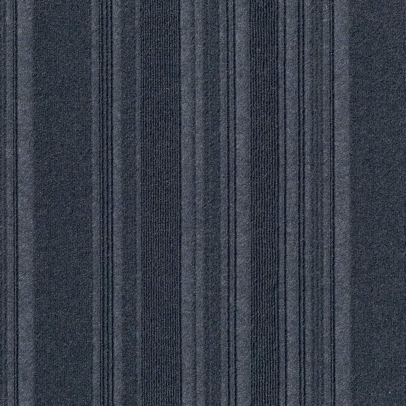 Foss Peel and Stick First Impressions Barcode Rib O. Blue 24 in. x 24 in. Commercial Carpet Tile (15 Tiles/Case), (7SDMN5515PK)