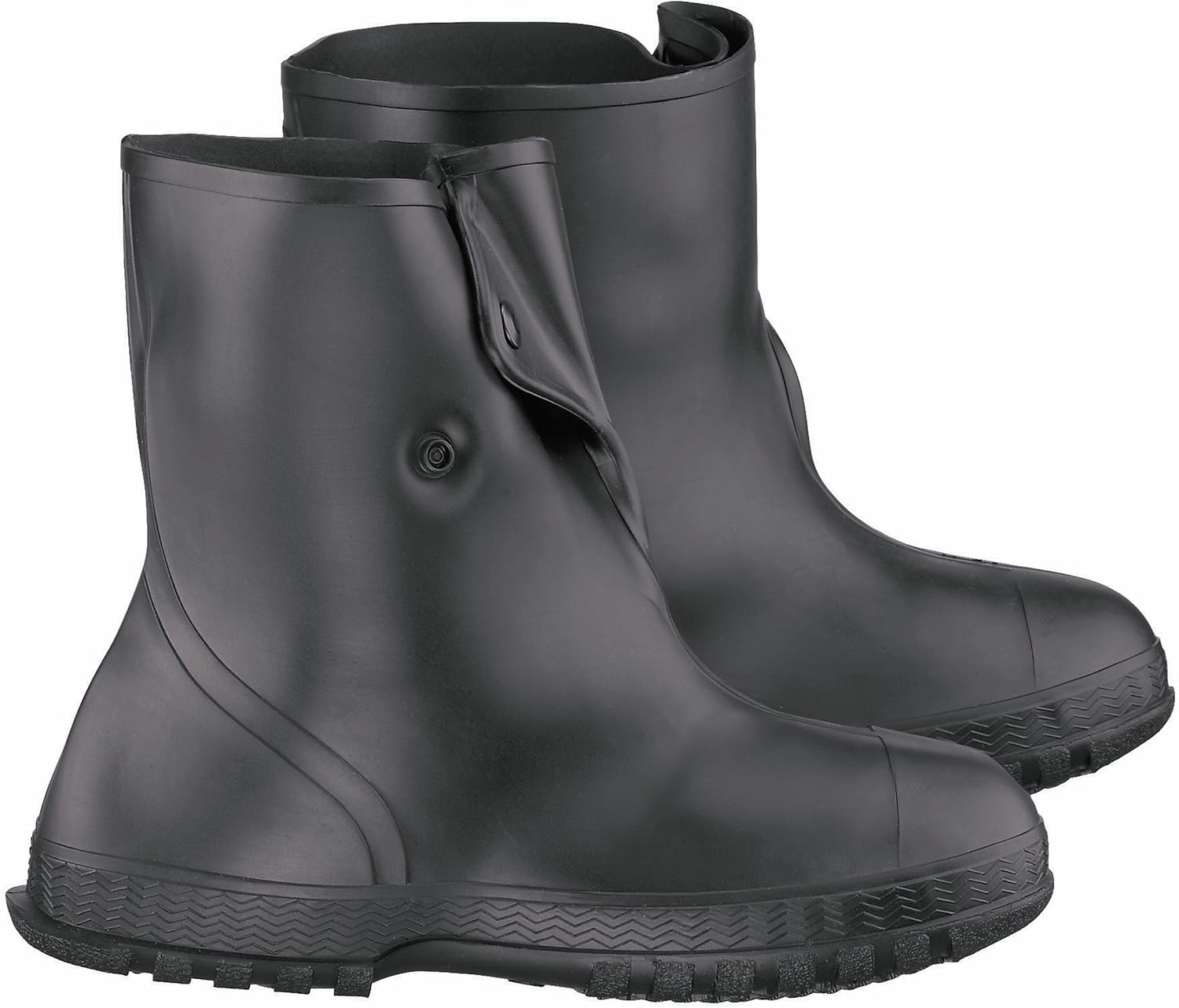 DUNLOP Men's Overshoe with 4-Way Cleated Outsole, X-Large (Size 12-13) - Black