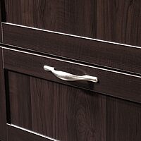 Sauder Select Multipurpose Bedroom Armoire Wardrobe Closet Pantry Storage Cabinet with Drawers and Hanging Rail, L: 40.00" x W: 19.45" x H: 71.10", Cinnamon Cherry