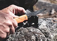 OUTDOOR EDGE Fish & Bone Folding Fillet Knife with 5.0" 440A Stainless Blade - Pocket Clip