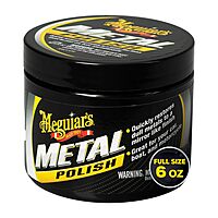 Meguiar's G211606 Metal Polish, Safe for All Uncoated Metals, Removes Stains and Swirls for a Quick and Easy Clean