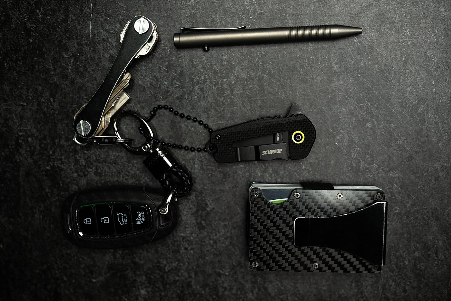 Schrade Delta Class Roadie Folder 3.75in with 1.5in AUS-10 Steel Blade and G10/Steel Handle for EDC