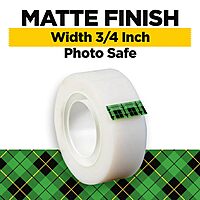 SCOTCH Magic Tape, 3/4 in x 1000 in Matte Invisible
