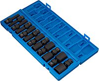 GREY PNEUMATIC 3/8" Drive 12-Piece SAE Universal Socket Set