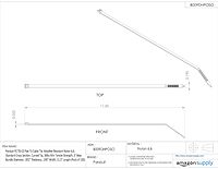 Panduit PLT2I-M0 Cable Tie, Intermediate, Weather Resistant Nylon 6.6, 8.0-Inch Length, Black (1,000-Pack)