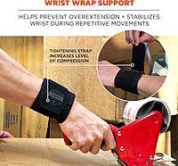 Ergodyne ProFlex 415 Neoprene Wrist Wrap Support, Ambidextrous