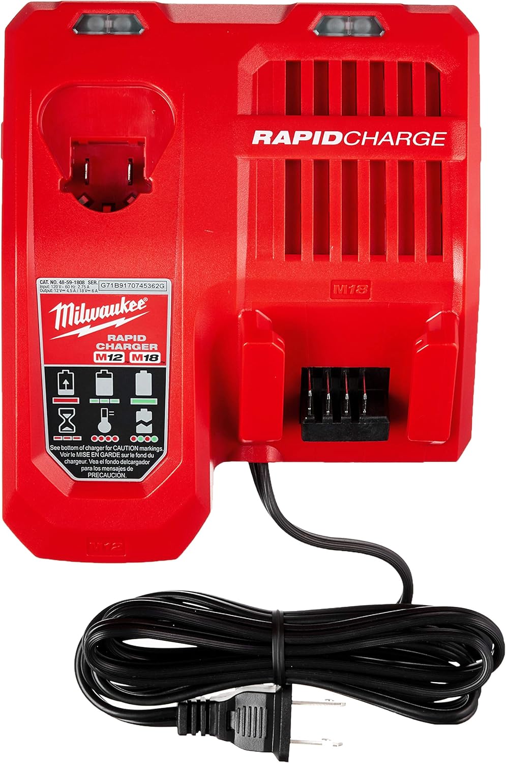 Milwaukee M18 & M12 Rapid Charger
