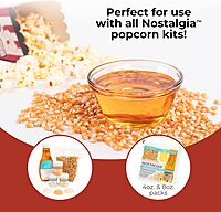 NOSTALGIA Vintage-Style Professional Popcorn Cart with 8 oz Kettle