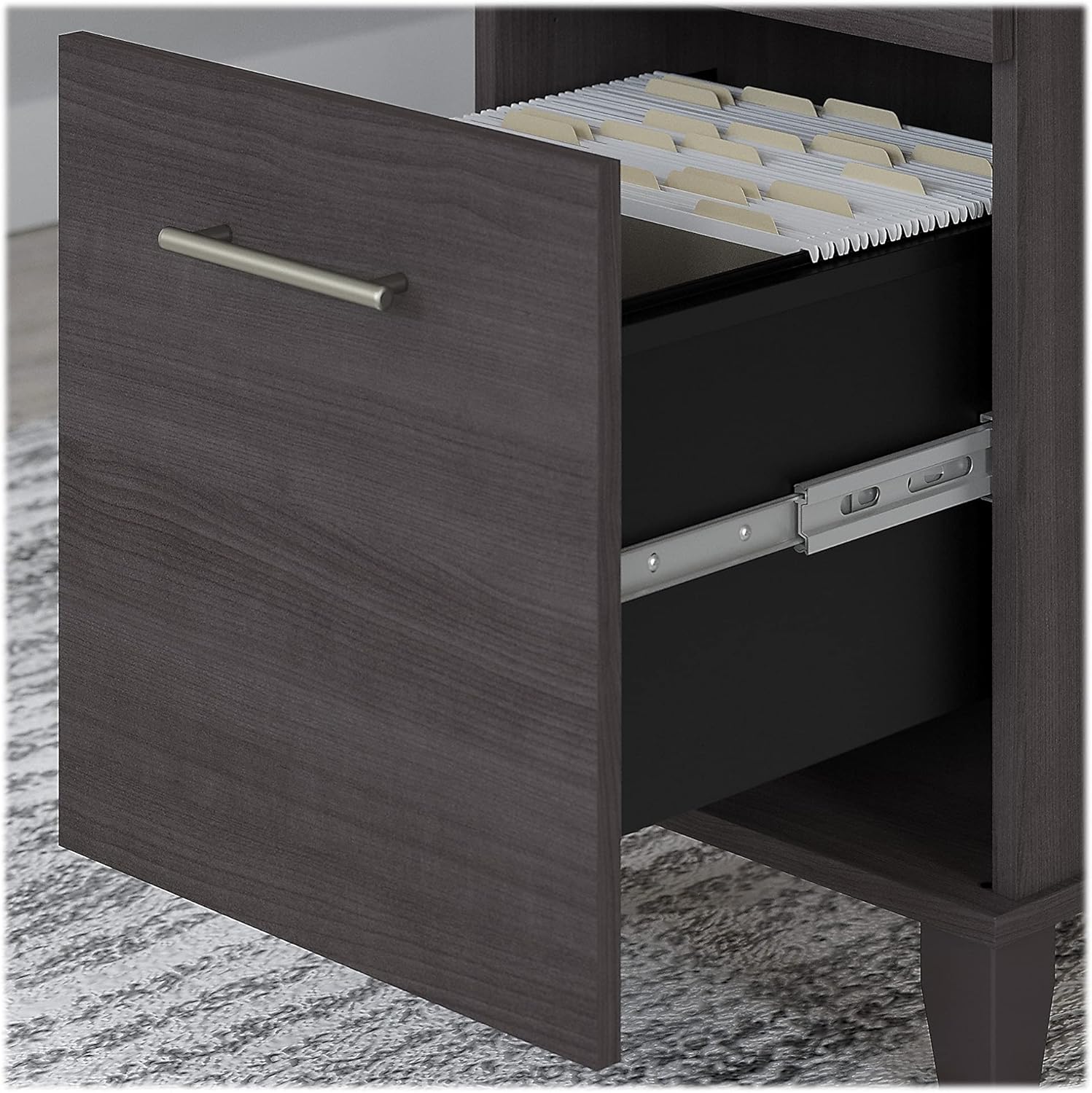 Bush Furniture Somerset 72W Office Desk with Drawers