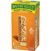 Nature Valley Sweet and Salty Granola Bars, Peanut, 30 Bars, 36 OZ Peanut 30 Count (Pack of 1)