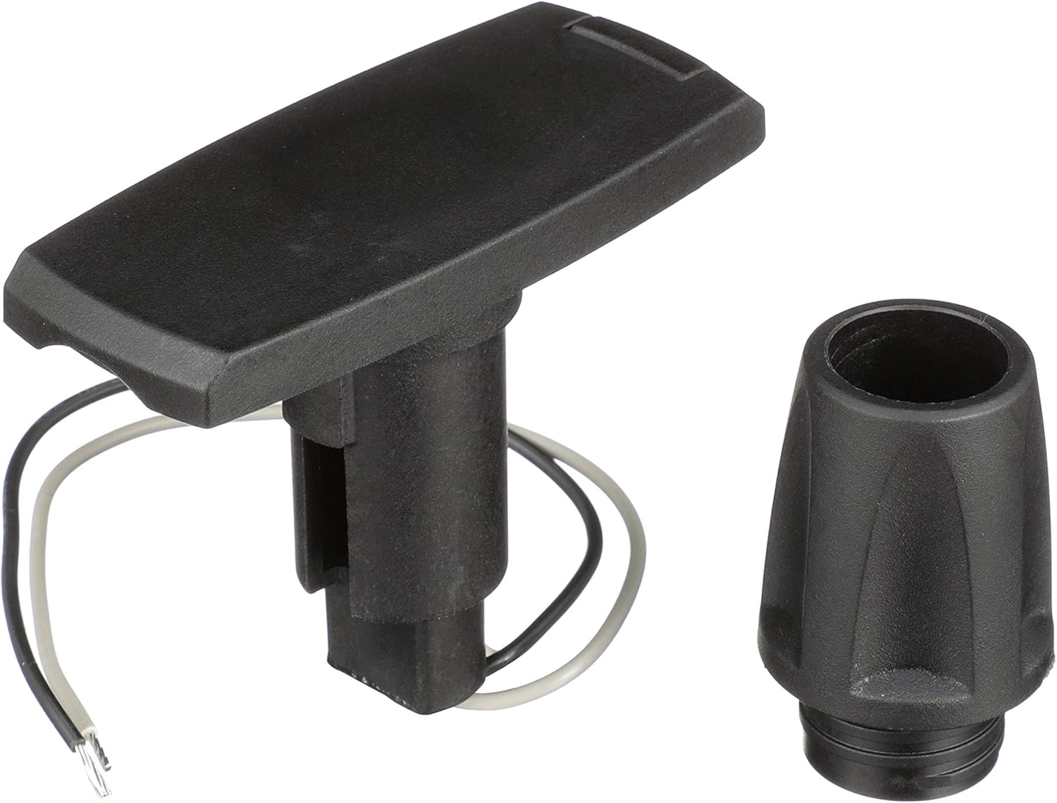 Attwood 910V2PB-7 LightArmor™ 910V Series Rectangle Plug-In Light Base — for All-Around Pole Light, 2-Pin