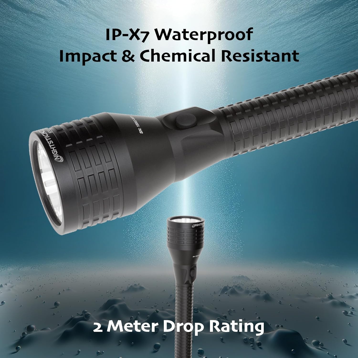 Nightstick NSR-9746X Dual-Light Rechargeable LED Flashlight