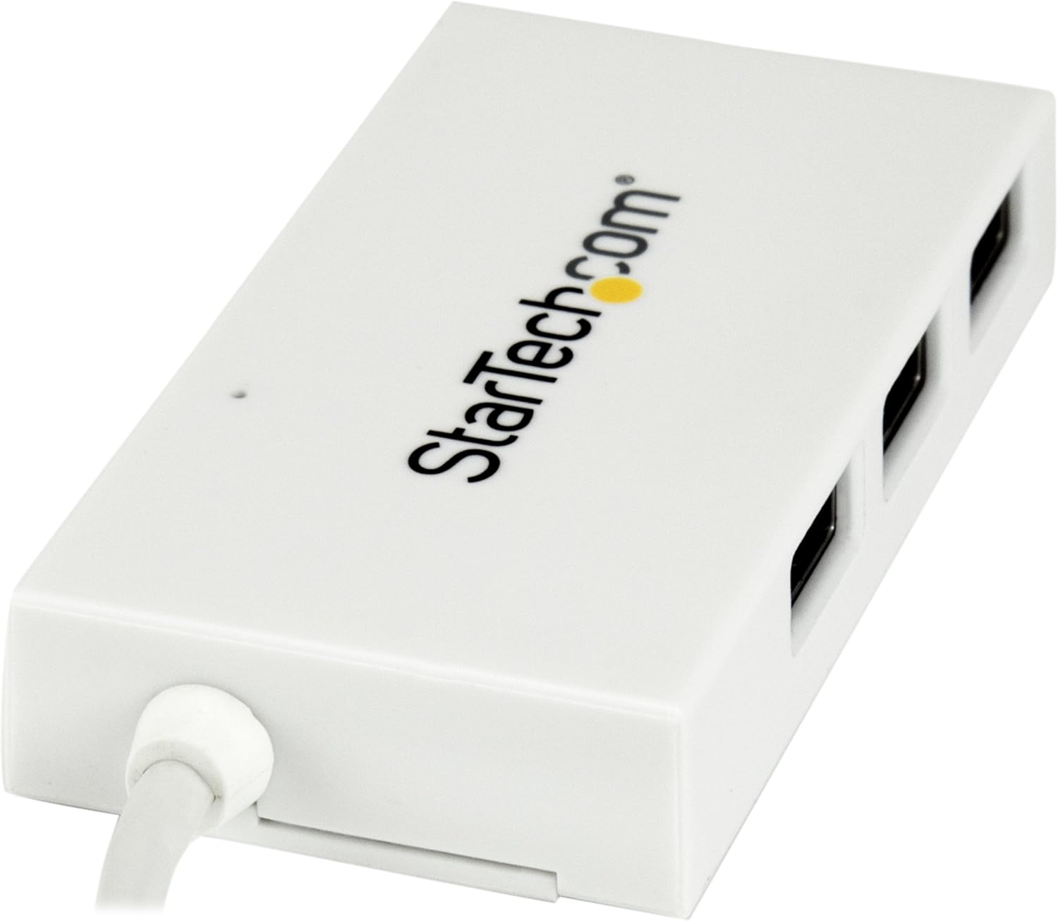 StarTech.com 4-Port USB 3.0 Hub - Powered USB 3.0 Hub - USB-C to 1x USB-C and 3X USB-A Adapter - 1x USB-C White