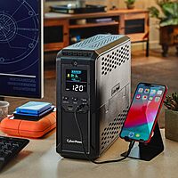CyberPower Intelligent LCD Line-Interactive Mini-Tower UPS