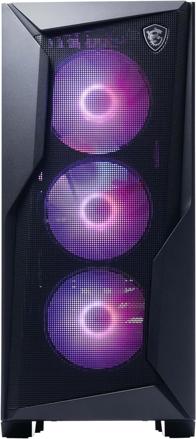 MSI Codex R2 Gaming Desktop: 14th Gen Intel i7-14700F, Geforce RTX 4060 Ti, 64GB DDR5, 4TB NVMe SSD, 80+ Gold PSU, WiFi