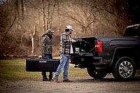 Plano Field Locker Element 44" Bow Case, Black with Gray Accents, Wheeled Archery Case Storage, Airline Approved