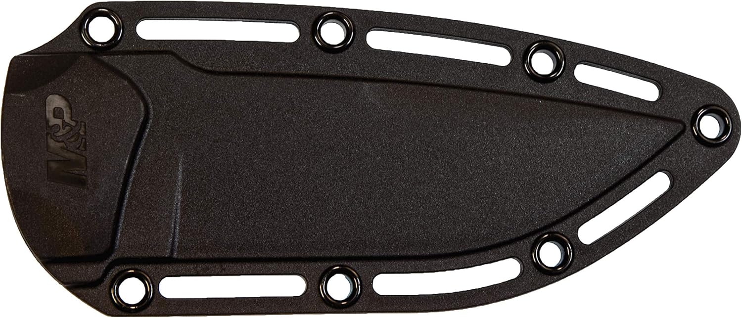 Smith & Wesson M&P M2.0 9in S.S. Full Tang Thin Fixed Blade Knife with 4in Drop Point Blade and Rubber FDE Handle