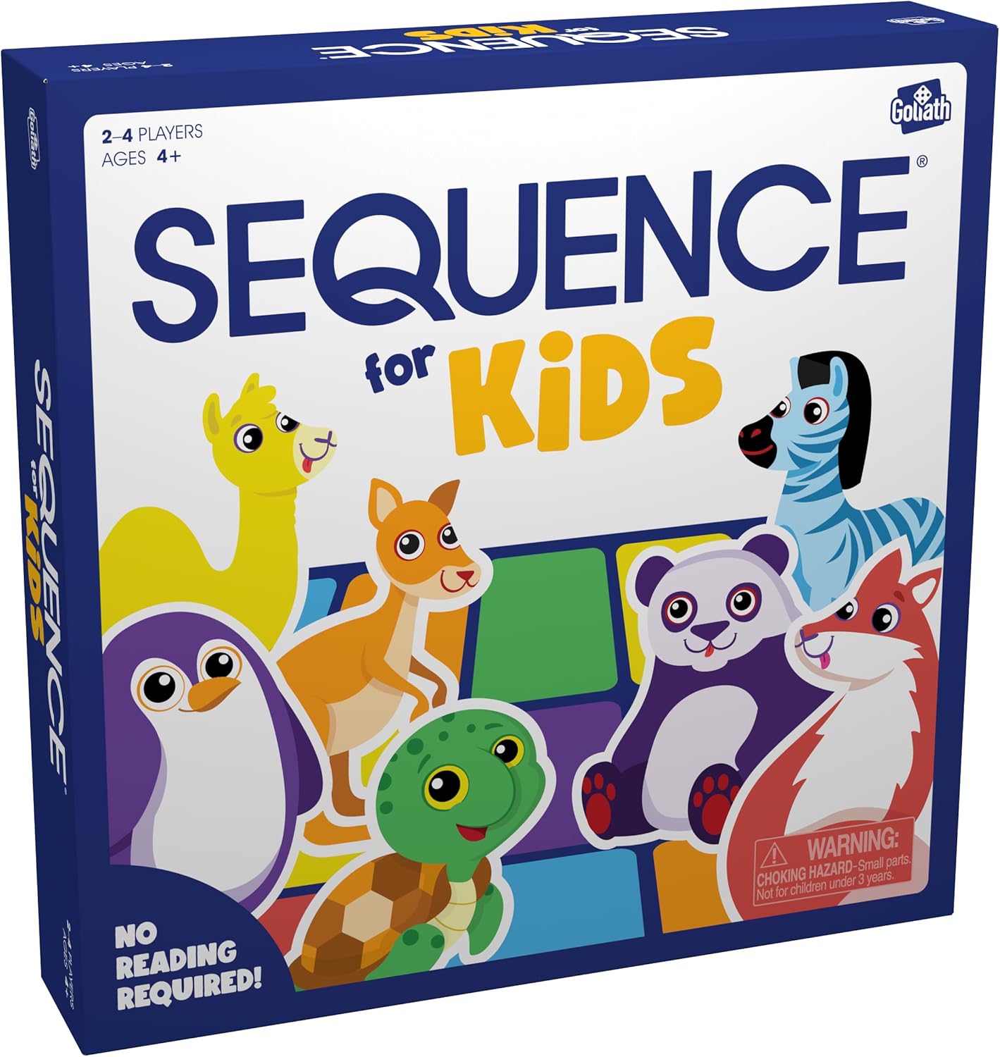 SEQUENCE for Kids -- The 'No Reading Required' Strategy Game by Jax and Goliath, Multi Color
