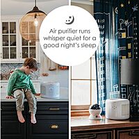 CRANE Air Purifier with True HEPA Filter