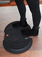 Floortex AFS-TEX 4000X Active Anti-Fatigue Mat, 20in x 30in, Black