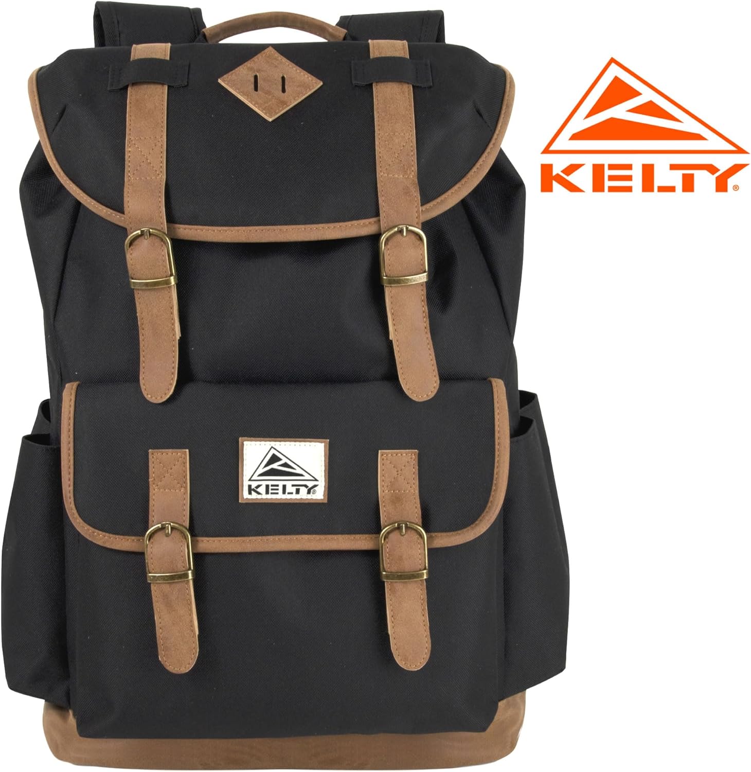 Kelty 18 Inch Laptop Travel Backpack, Drawstring Anti-Theft Backpack with Laptop Compartment, Side Pockets for Men