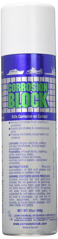 Corrosion Block 12oz Aerosol Can - Non-Hazmat, Non-Flammable & Non-Toxic