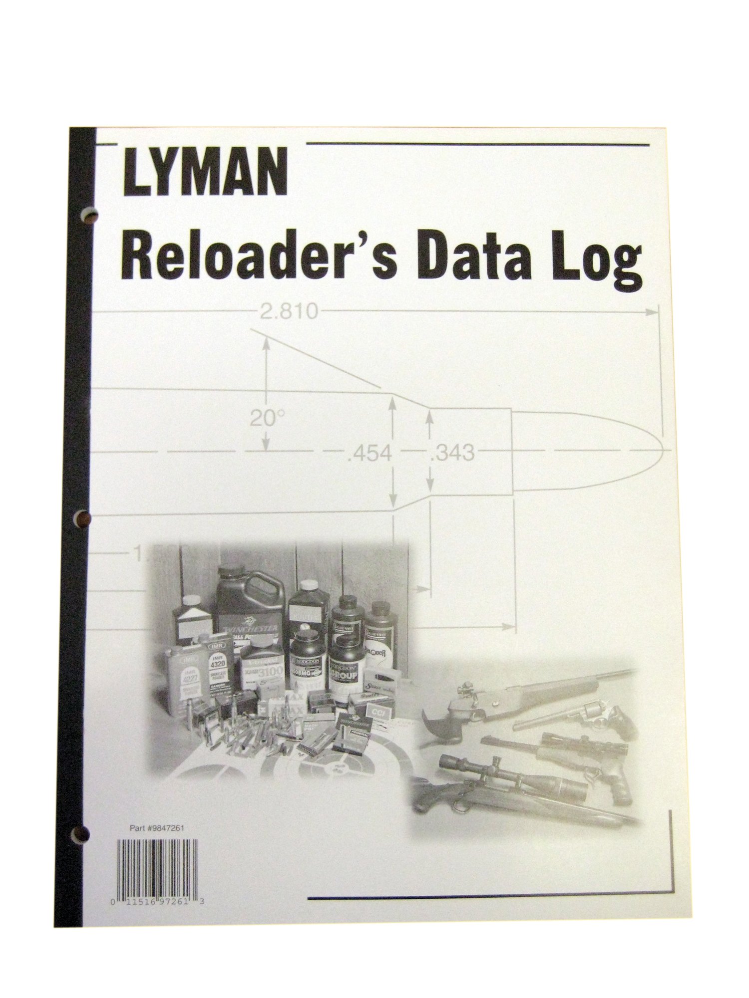 Lyman 9847261 Reloaders Log, Multi