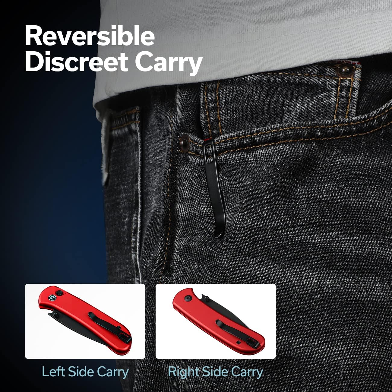 CIVIVI Qubit Pocket Folding Knife, Button Lock & Thumb Stud, 2.98" Blade, Aluminum Handle