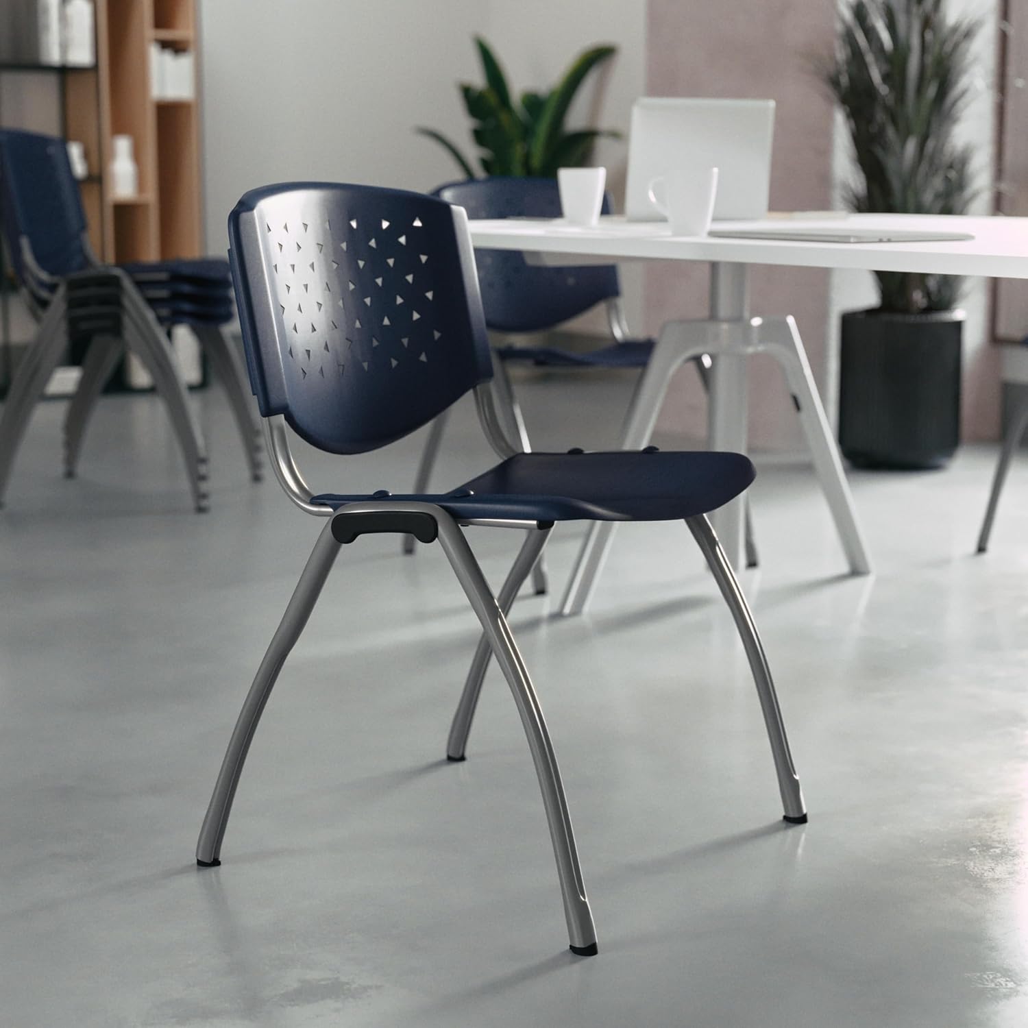 Flash Furniture HERCULES Series 880 lb Capacity Plastic Stack Chair