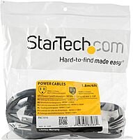 StarTech.com Power Extension Cord NEMA 5-15R to NEMA 5-15P