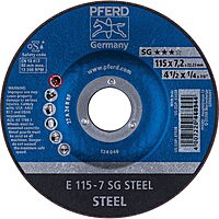 PFERD 4-1/2'' X 1/4'' Grinding Wheel 7/8'' AH (61026) (10/Each)