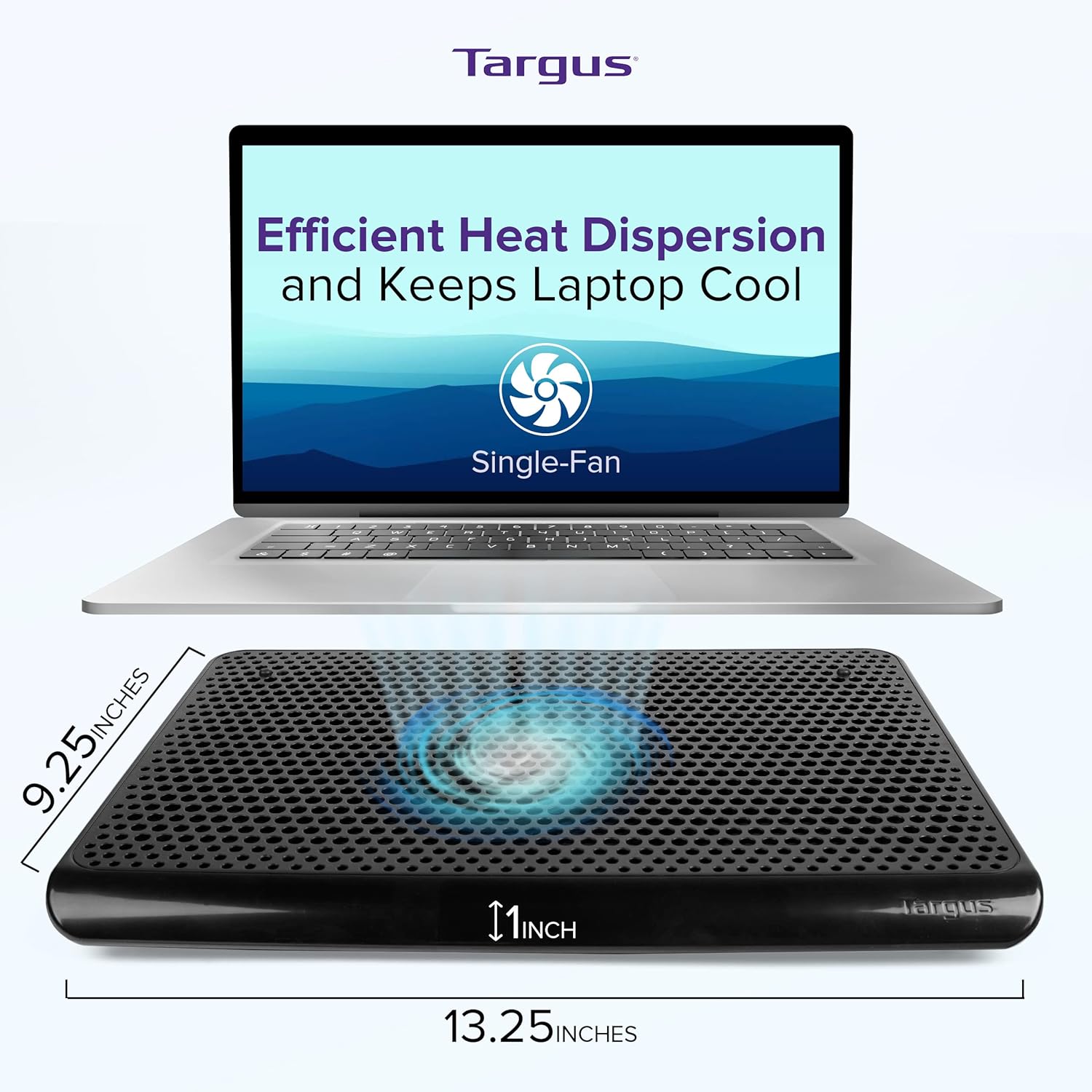 TARGUS 16 Inch Laptop Cooling Pad Chill Mat USB-Powered
