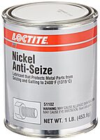 Loctite 51102 Gray LB 771 Nickel Anti-Seize Lubricant, 2400 Degree F Upper Temperature Rating, 1 lb. Can