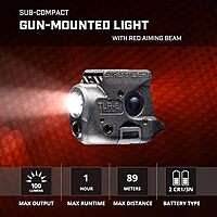 Streamlight 69284 TLR-6 100-Lumen Tactical Weapon Light with Integrated Red Aiming Laser Designed Exclusively and Solely
