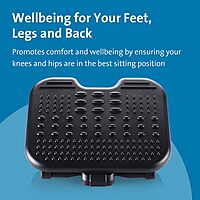 Kensington Sole Massager Exercising Footrest - Tilt - Gray