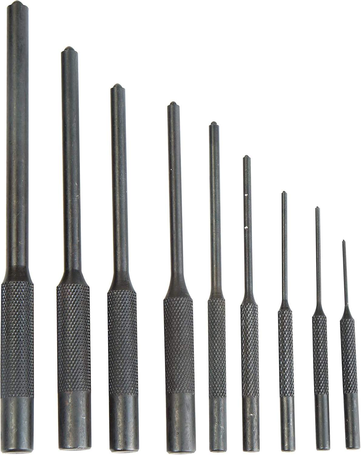 Wheeler Master Roll Pin Punch Set with Dual Sided Hammer, Roll Pin Punches and Starters, Storage Case for Gunsmithing, silver