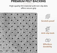 Anji Mountain Office Chairmat Thickest & Sturdy Bamboo Chairmats Highly Premium Quality Anti-Slip Heavy Duty