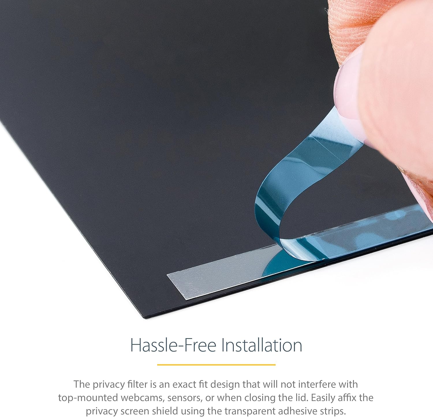 StarTech.com 14-inch MacBook Pro 21/23 Laptop Privacy Screen, Anti-Glare Privacy Filter with51% Blue Light Reduction