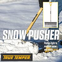 True Temper 1640000 Aluminum Show Pusher with D-Grip Hardwood Handle