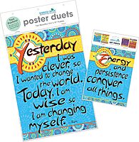 BARKER CREEK Art Print and Poster Set, Inspirational Classroom Decor