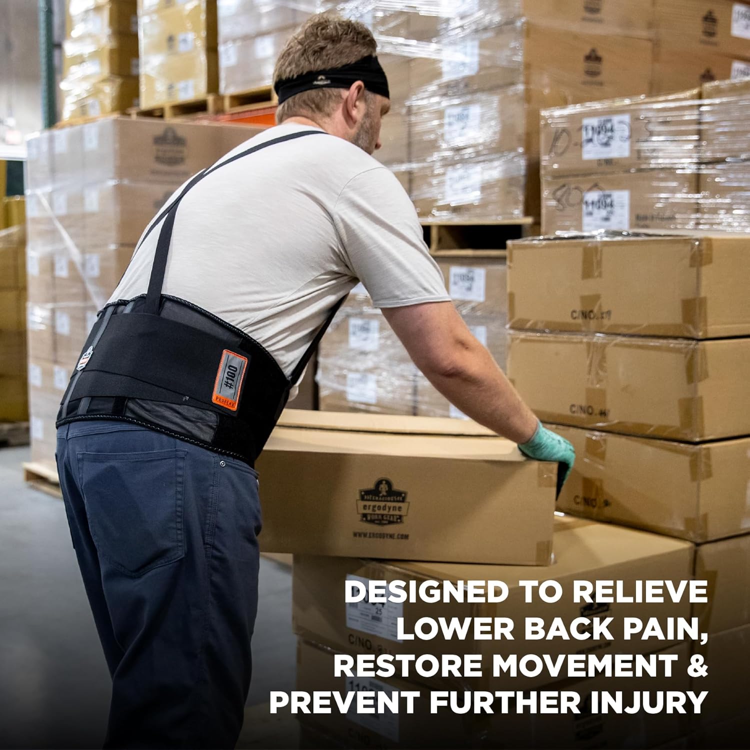 Ergodyne ProFlex 100 Economy Spandex Back Support Brace