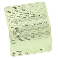 Rite in the Rain All-Weather Combat Card, Tactical Combat Casualty Care Card (TCC / MIST), 6" x 5"