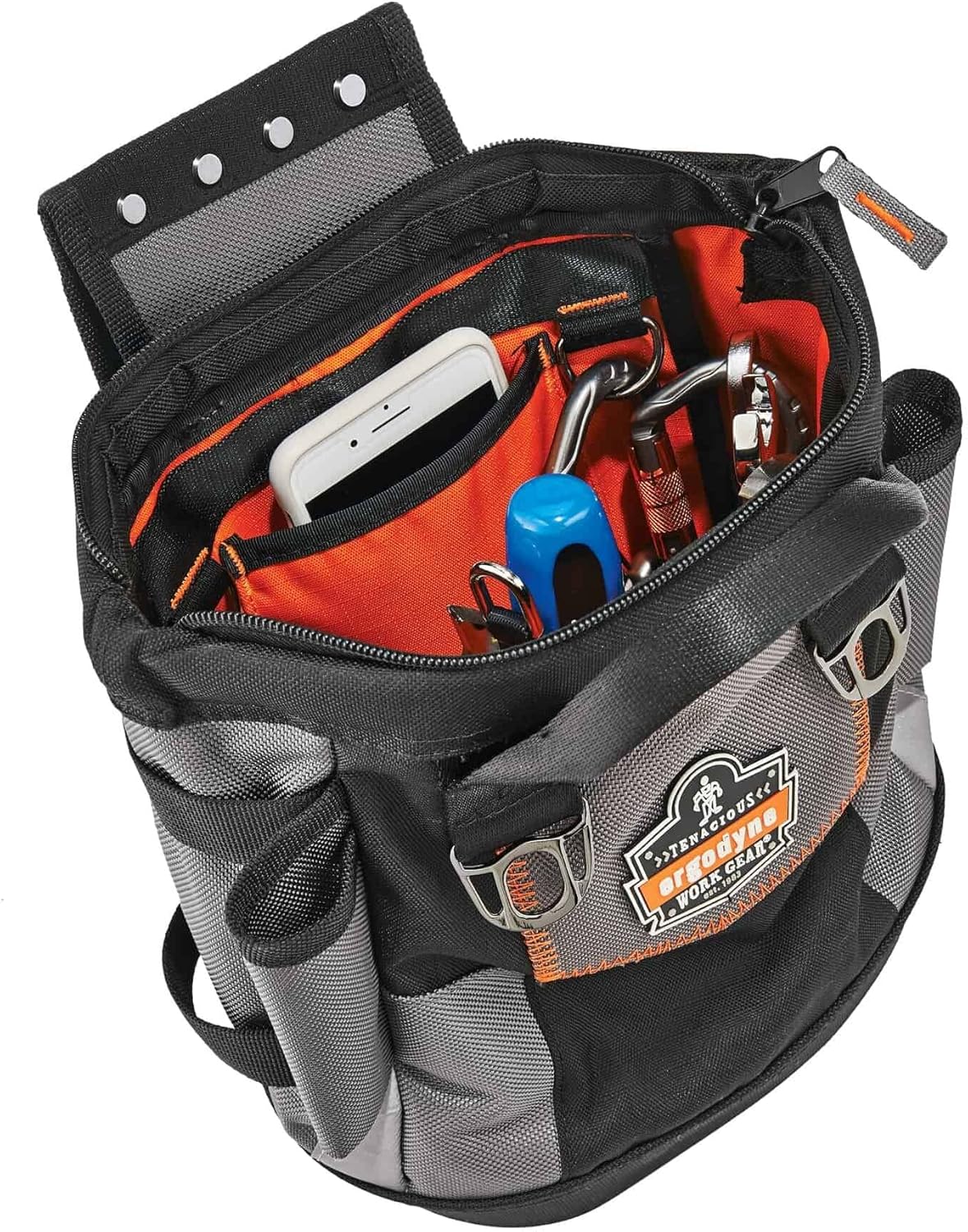 ERGODYNE Arsenal Topped Tool Pouch with Snap-Hinge Closure