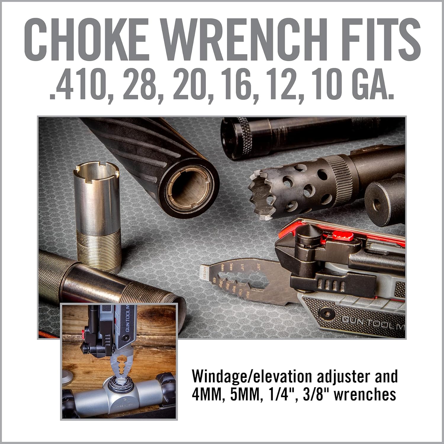 Real Avid Gun Tool Max, 37-in-1 Multitool for Gunsmithing, Includes Pliers, Wire Cutters, Knife Blade