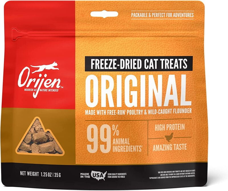 Freeze-Dried Cat Treats, Original, Biologically Appropriate & Grain Free, 1.25 Ounces Freeze-Dried Cat Treats, Original, Biologically Appropriate & Grain Free, 1.25 Ounces